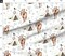 Various Fabrics by the Yard or Fat Quarter Spring Boho Floral Horse White Flowers Feathers Western Tribal Custom Printed Fabric by Spoonflower